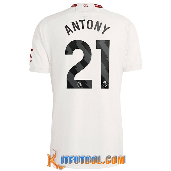 Camisetas De Futbol Manchester United (ANTONY #21) 2023/2024 Tercera