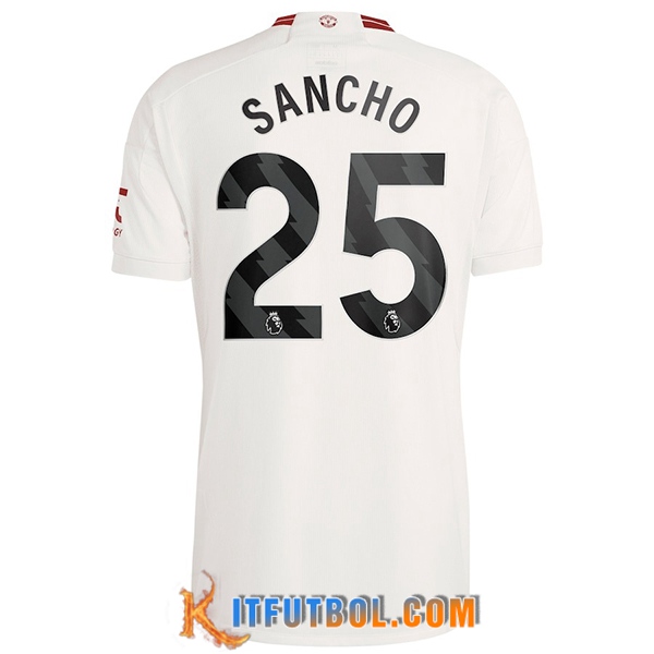 Camisetas De Futbol Manchester United (SANCHO #25) 2023/2024 Tercera