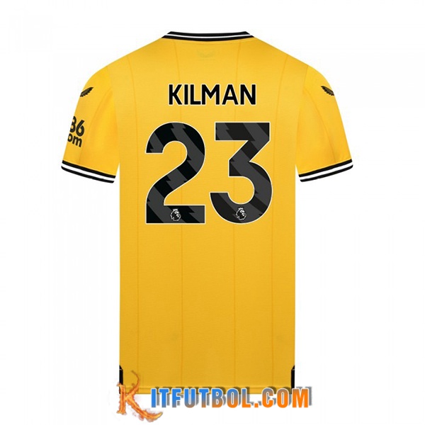 Camisetas De Futbol Wolves (KILMAN #23) 2023/2024 Primera