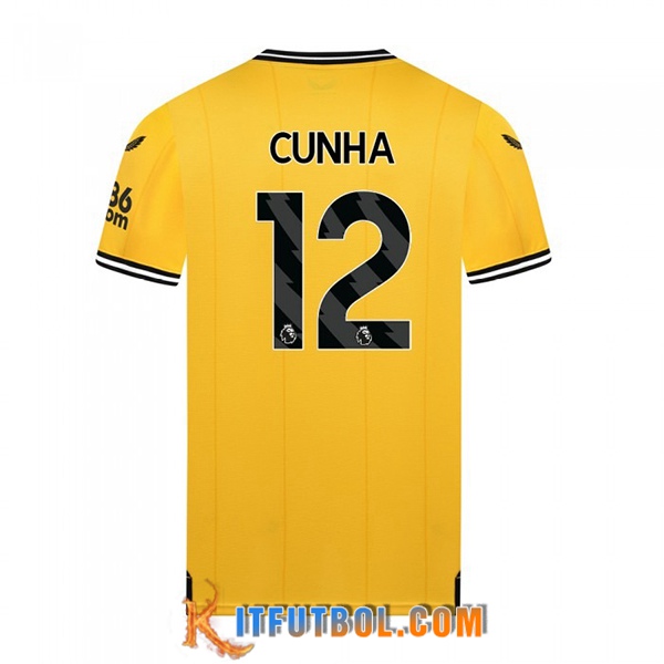 Camisetas De Futbol Wolves (CUNHA #12) 2023/2024 Primera