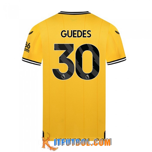 Camisetas De Futbol Wolves (GUEDES #30) 2023/2024 Primera