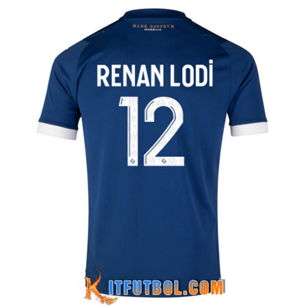 Camisetas De Futbol Marsella (RENAN LODI #12) 2023/2024 Segunda