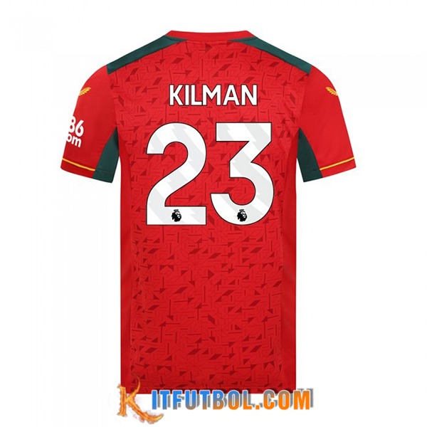 Camisetas De Futbol Wolves (KILMAN #23) 2023/2024 Segunda