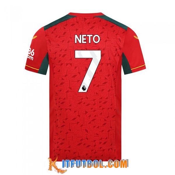 Camisetas De Futbol Wolves (NETO #7) 2023/2024 Segunda