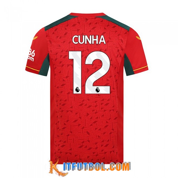 Camisetas De Futbol Wolves (CUNHA #12) 2023/2024 Segunda