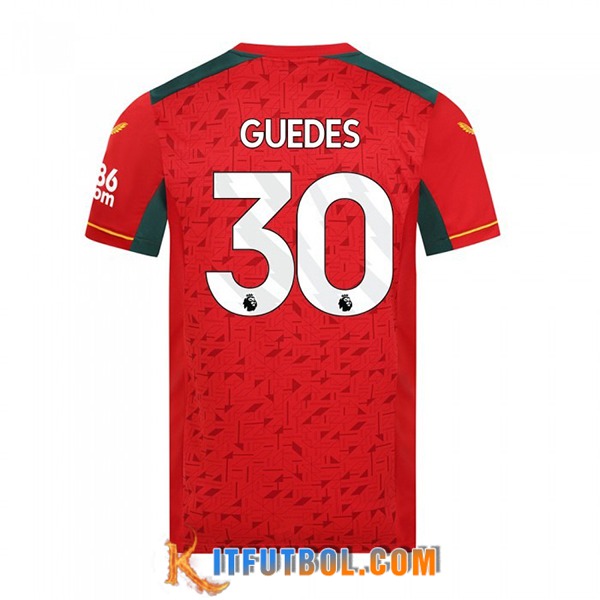 Camisetas De Futbol Wolves (GUEDES #30) 2023/2024 Segunda
