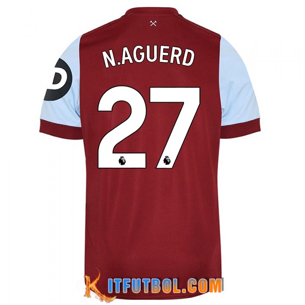 Camisetas De Futbol West Ham (N. AGUERD #27) 2023/2024 Primera