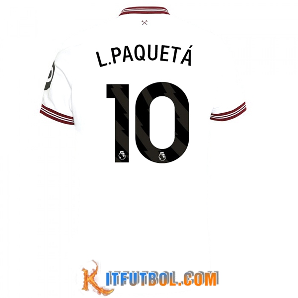 Camisetas De Futbol West Ham (L. PAQUETÁ #10) 2023/2024 Segunda