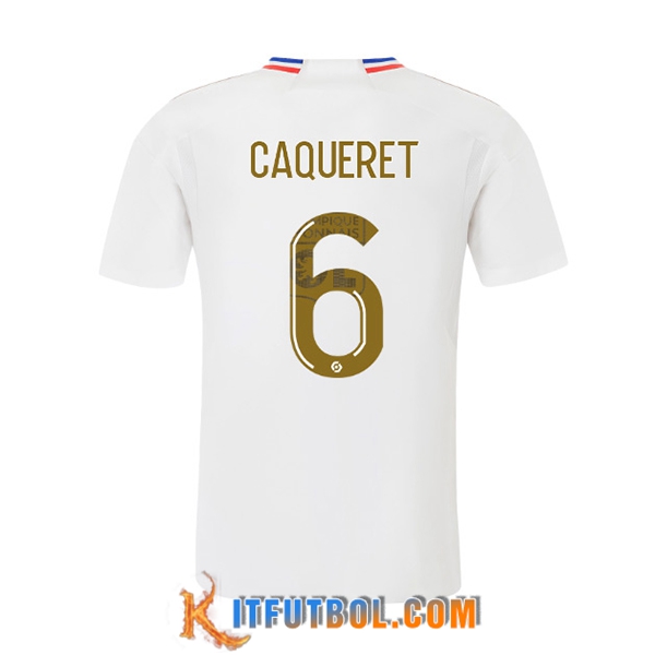 Camisetas De Futbol Lyon (CAQUERET #6) 2023/2024 Primera