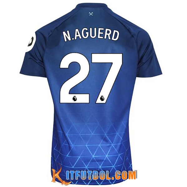 Camisetas De Futbol West Ham (N. AGUERD #27) 2023/2024 Tercera