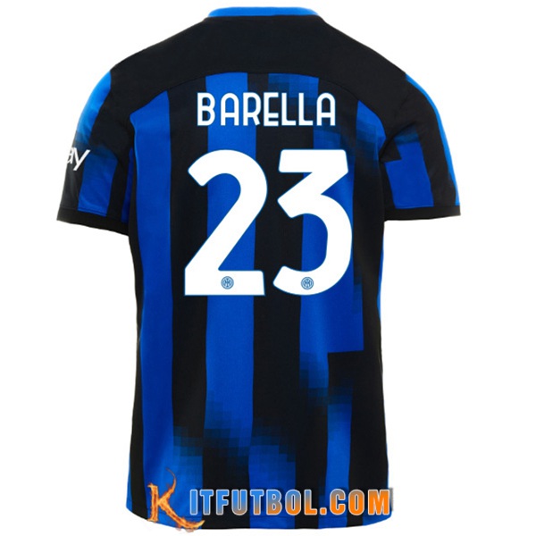 Camisetas De Futbol Inter Milan (BARELLA #23) 2023/2024 Primera
