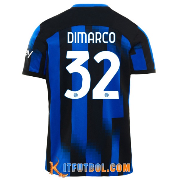 Camisetas De Futbol Inter Milan (DIMARCO #32) 2023/2024 Primera