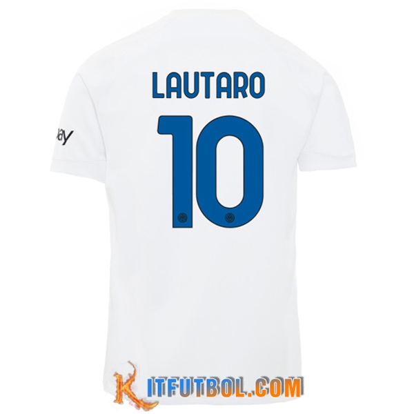 Camisetas De Futbol Inter Milan (LAUTARO #10) 2023/2024 Segunda