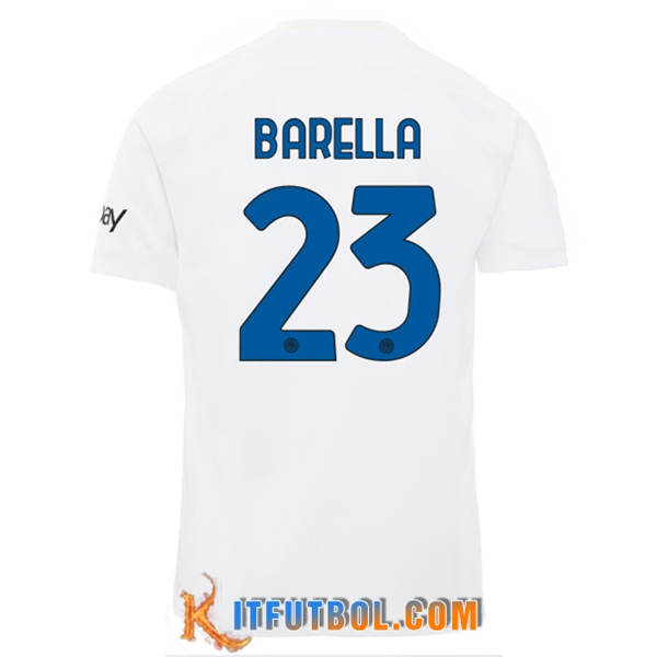 Camisetas De Futbol Inter Milan (BARELLA #23) 2023/2024 Segunda