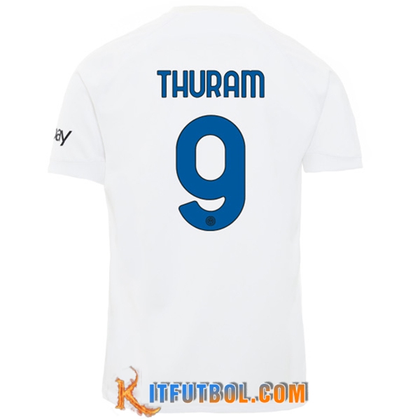Camisetas De Futbol Inter Milan (THURAM #9) 2023/2024 Segunda