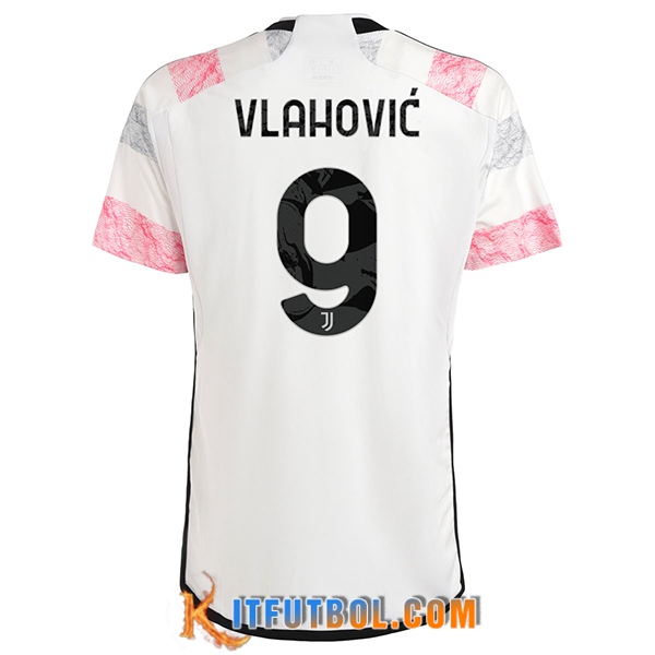Camisetas De Futbol Juventus (VLAHOVIC #9) 2023/2024 Segunda