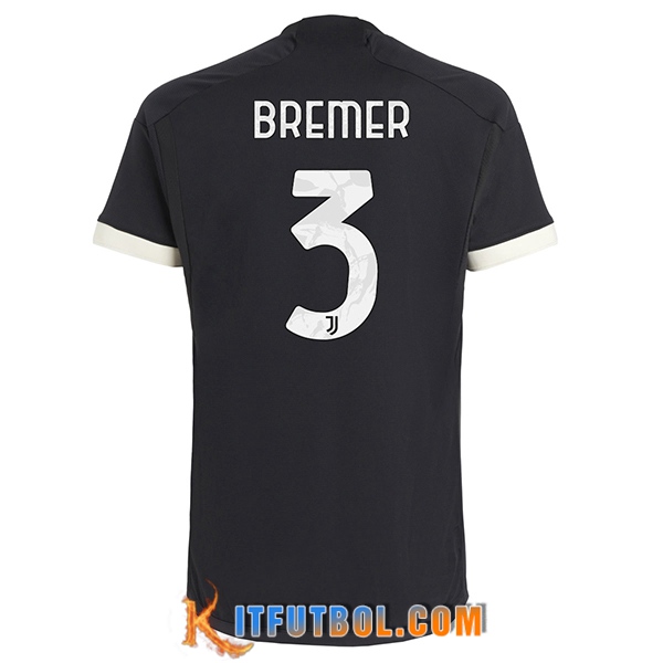 Camisetas De Futbol Juventus (BREMER #3) 2023/2024 Tercera