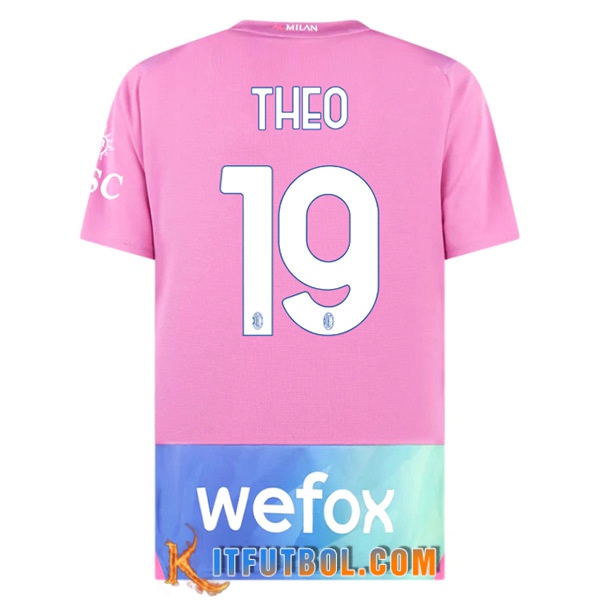Camisetas De Futbol AC Milan (THEO #19) 2023/2024 Tercera