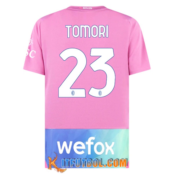 Camisetas De Futbol AC Milan (TOMORI #23) 2023/2024 Tercera