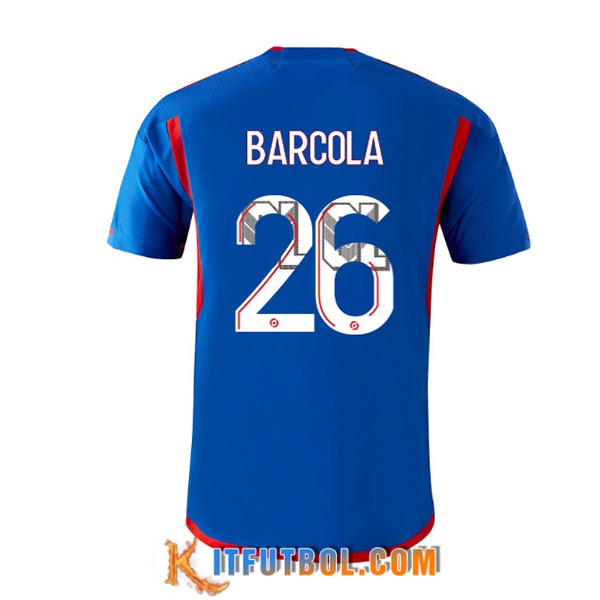 Camisetas De Futbol Lyon (BARCOLA #26) 2023/2024 Segunda