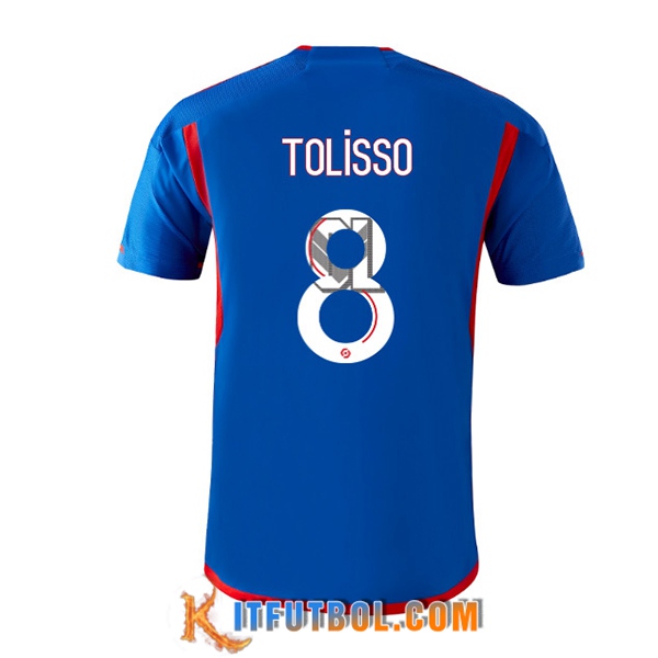 Camisetas De Futbol Lyon (TOLISSO #8) 2023/2024 Segunda