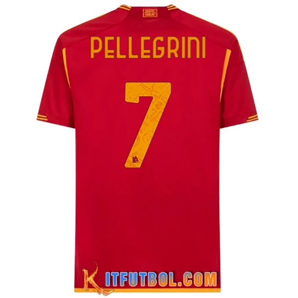 Camisetas De Futbol As Rome (PELLEGRINI #7) 2023/2024 Primera
