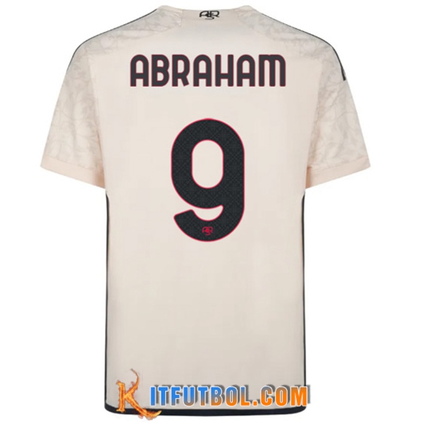 Camisetas De Futbol As Rome (ABRAHAM #9) 2023/2024 Segunda