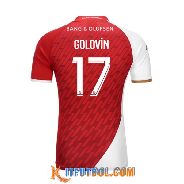 Camisetas De Futbol AS Monaco (GOLOVIN #17) 2023/2024 Primera