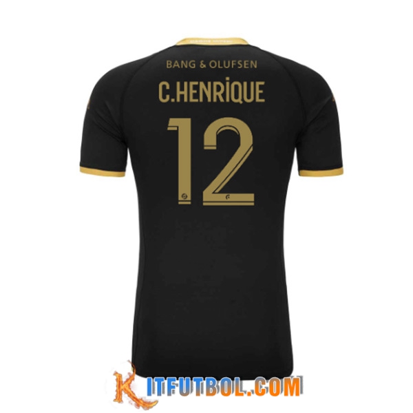 Camisetas De Futbol AS Monaco (C.HENRIQUE #12) 2023/2024 Segunda