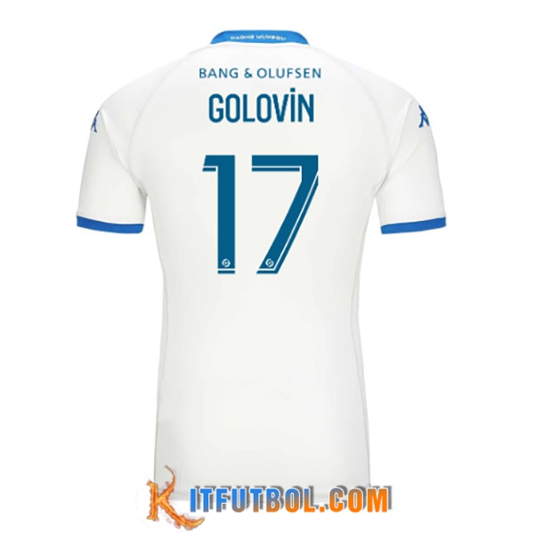Camisetas De Futbol AS Monaco (GOLOVIN #17) 2023/2024 Tercera