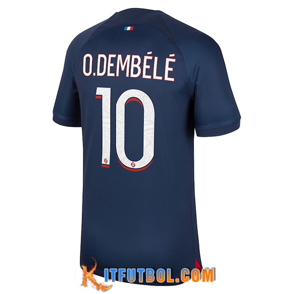 Camisetas De Futbol PSG (O.DEMBÉLÉ #10) 2023/2024 Primera