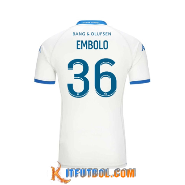 Camisetas De Futbol AS Monaco (EMBOLO #36) 2023/2024 Tercera