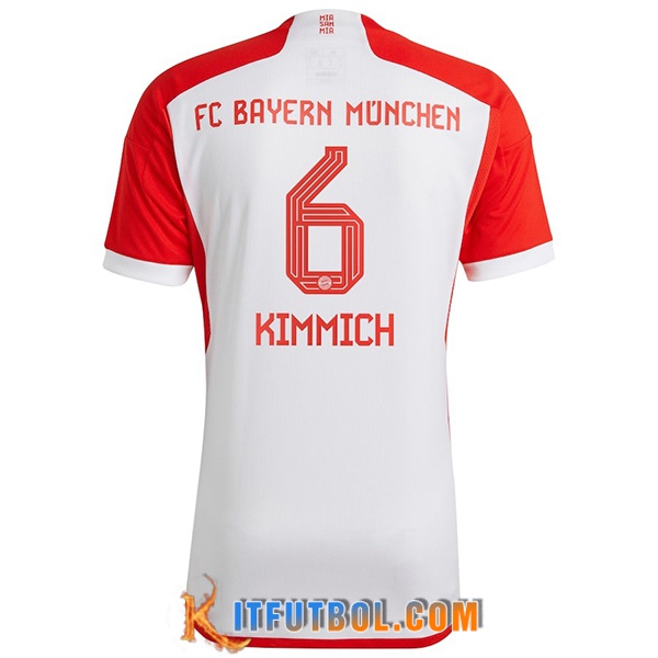 Camisetas De Futbol Bayern Munich (KIMMICH #6) 2023/2024 Primera