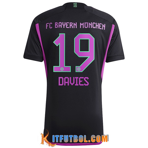 Camisetas De Futbol Bayern Munich (DAVIES #19) 2023/2024 Segunda