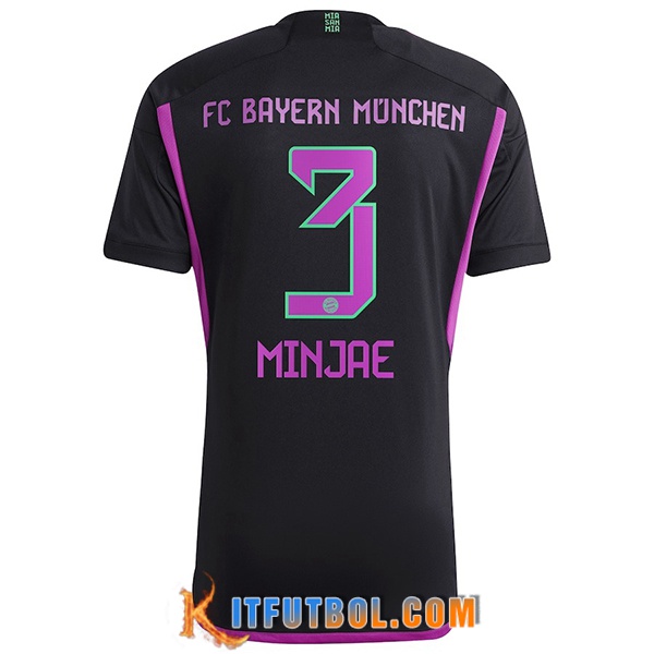 Camisetas De Futbol Bayern Munich (MINJAE #3) 2023/2024 Segunda