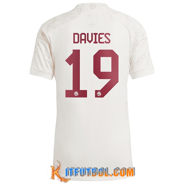 Camisetas De Futbol Bayern Munich (DAVIES #19) 2023/2024 Tercera