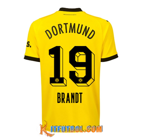Camisetas De Futbol Dortmund BVB (BRANDT #19) 2023/2024 Primera