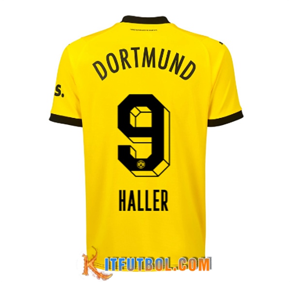 Camisetas De Futbol Dortmund BVB (HALLER #9) 2023/2024 Primera