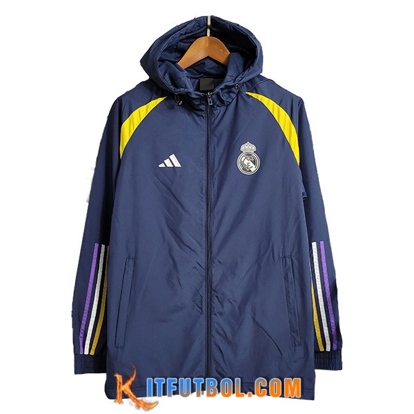 Rompevientos Real Madrid Azul marino 2023/2024 -04