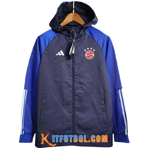 Rompevientos Bayern Munich Azul marino 2023/2024