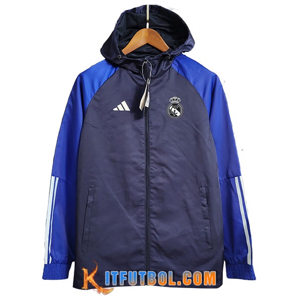 Rompevientos Real Madrid Azul marino 2023/2024 -03