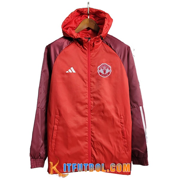Rompevientos Manchester United Rojo 2023/2024 -02