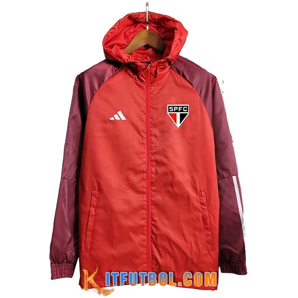 Rompevientos Sao Paulo FC Rojo 2023/2024 -04