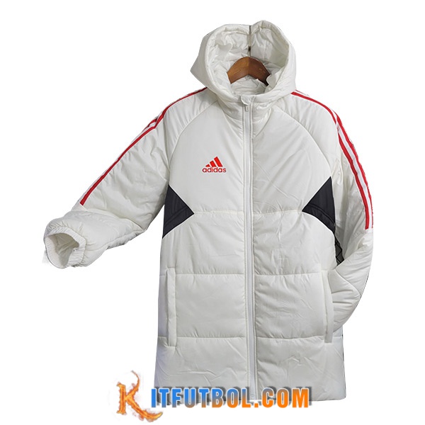 Nueva Plumas Con Capucha Adidas Blanco 2023/2024