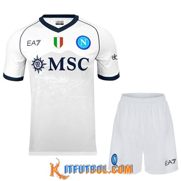Camisetas Futbol SSC Napoli Segunda + Cortos 2023/2024