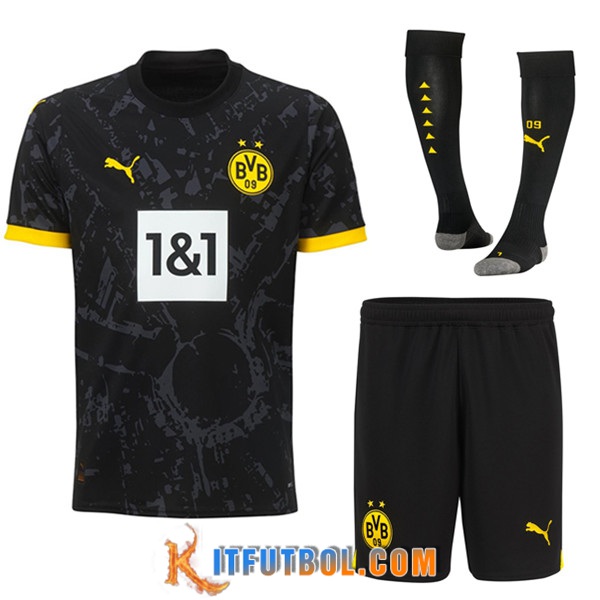 Camisetas Futbol Dortmund Segunda (Cortos + Calcetines) 2023/2024