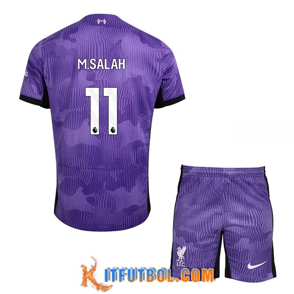 Camisetas De Futbol Liverpool (M.SALAH #11) Ninos 2023/2024 Tercera