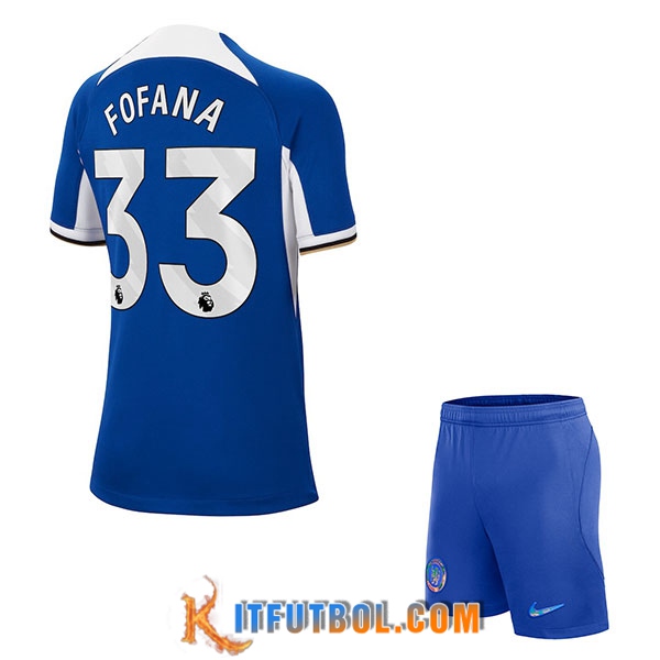 Camisetas De Futbol Chelsea (FOFANA #33) Ninos 2023/2024 Primera