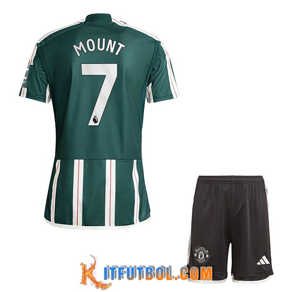 Camisetas De Futbol Manchester United (MOUNT #7) Ninos 2023/2024 Segunda