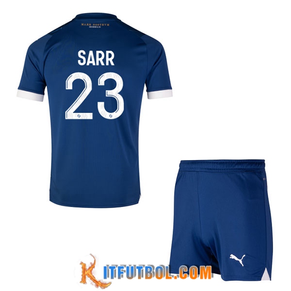 Camisetas De Futbol Marsella (SARR #23) Ninos 2023/2024 Segunda